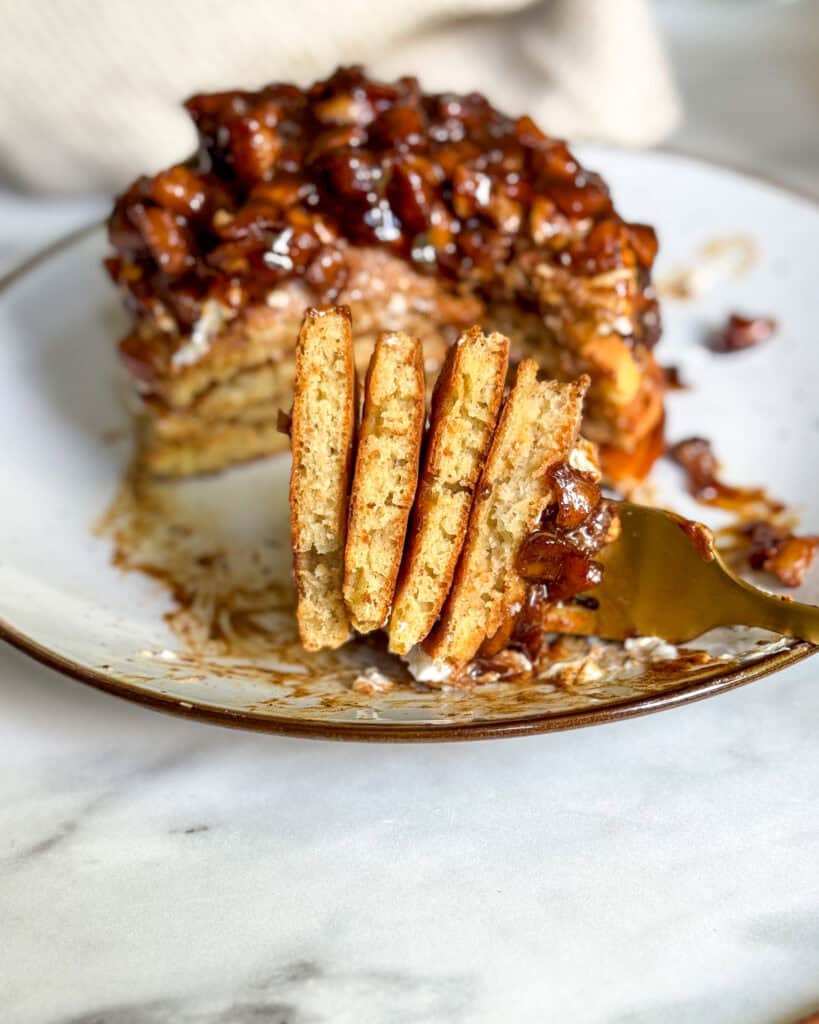 low calorie apple pancakes