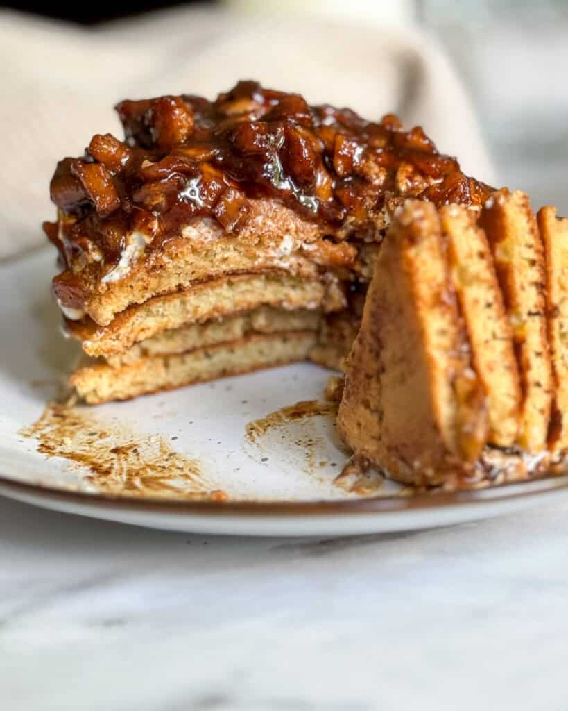 low calorie apple pancakes