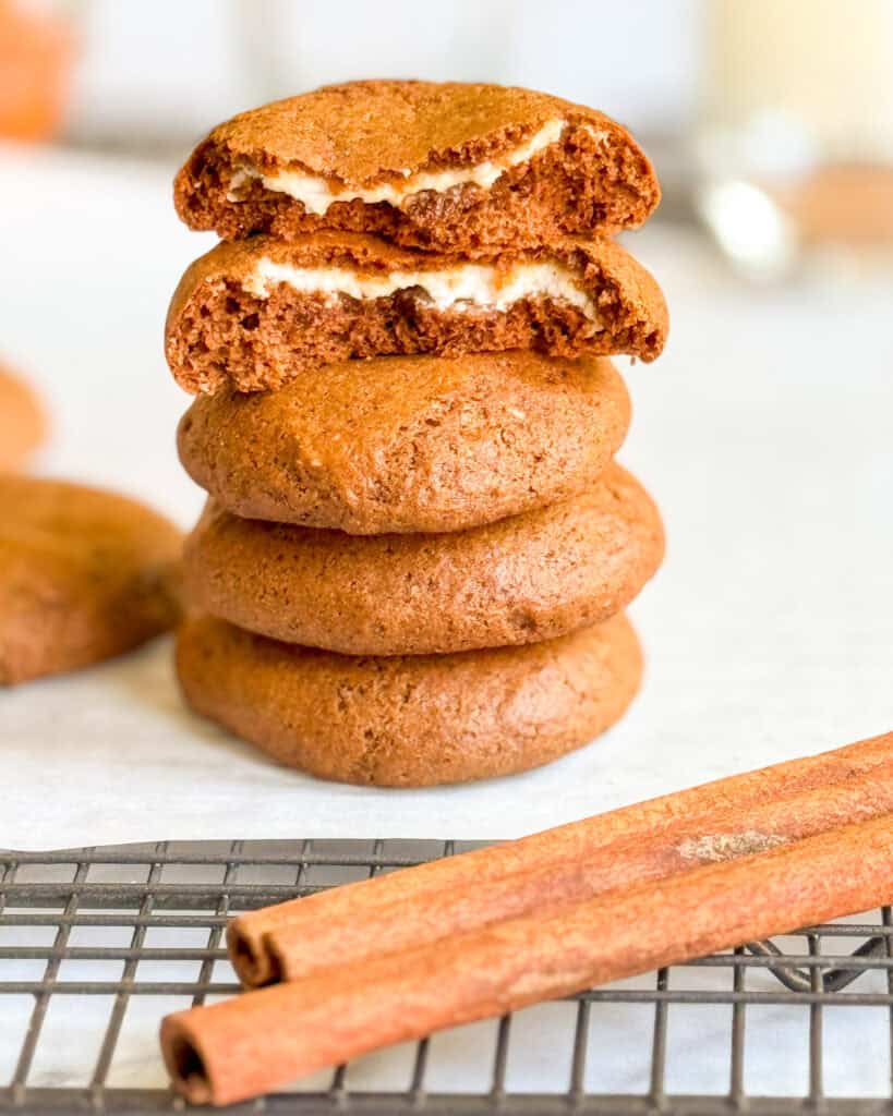 low calorie pumpkin cheesecake cookies