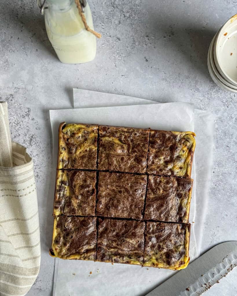 Low calorie cheesecake brownies