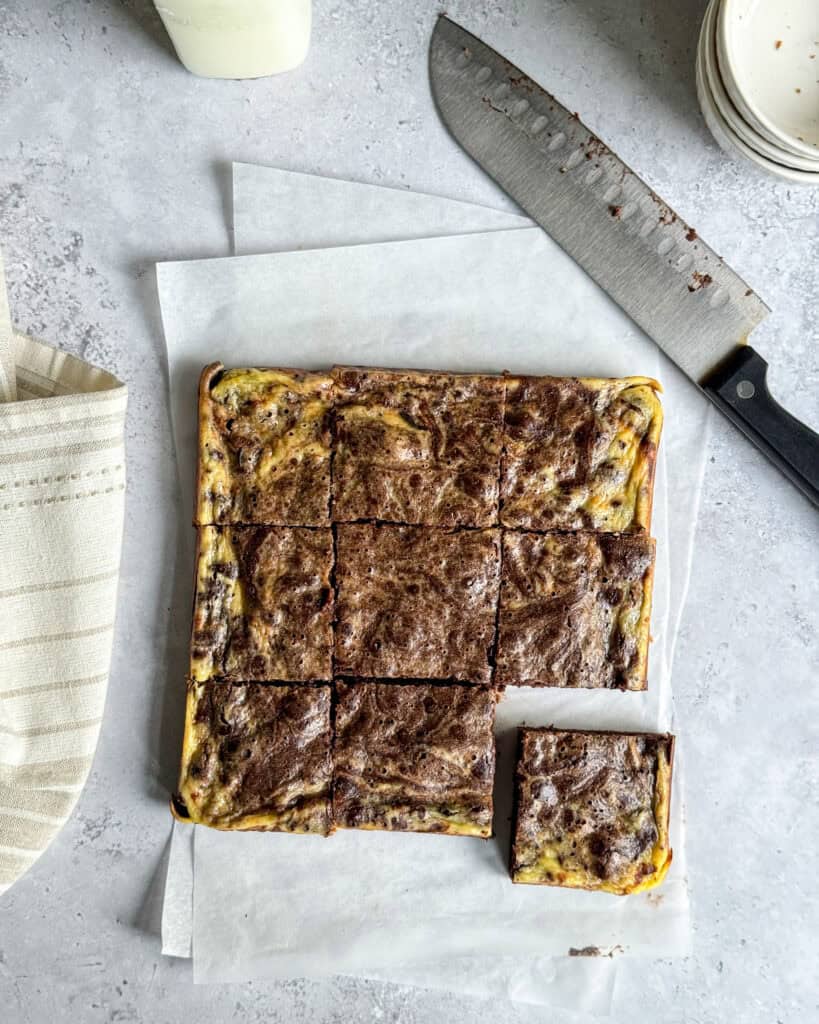 Low calorie cheesecake brownies