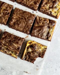 Low calorie cheesecake brownies