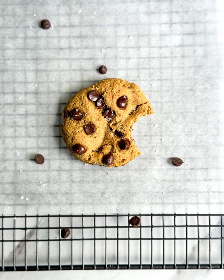low calorie single serve chocolate chip cookie