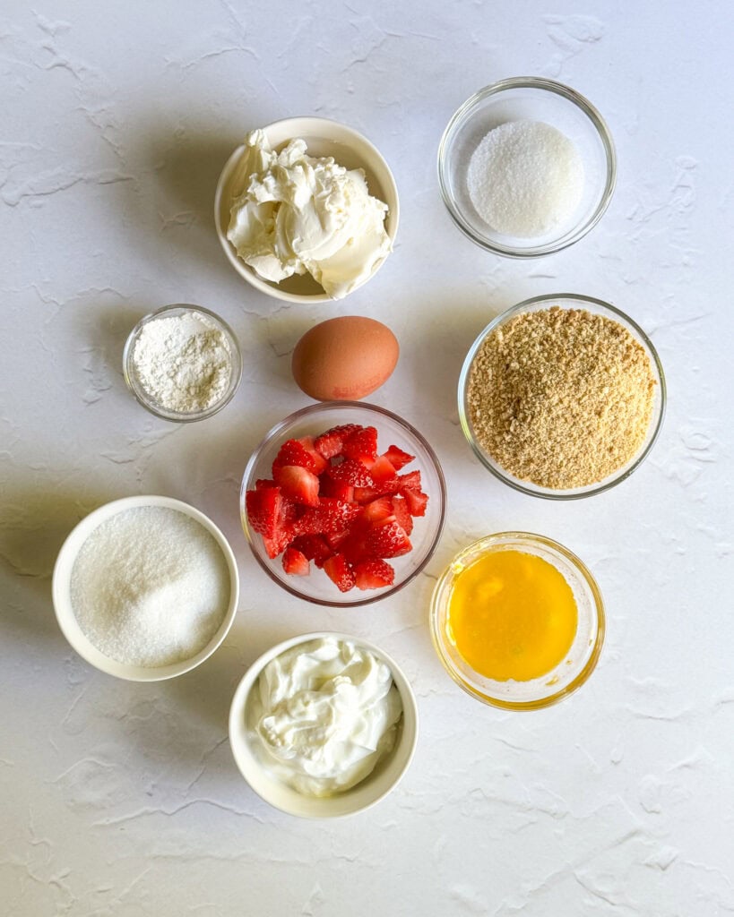 low calorie strawberry cheesecakes