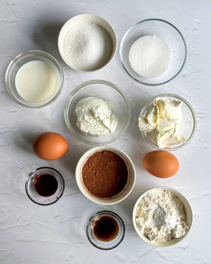 low calorie red velvet cheesecake brownies