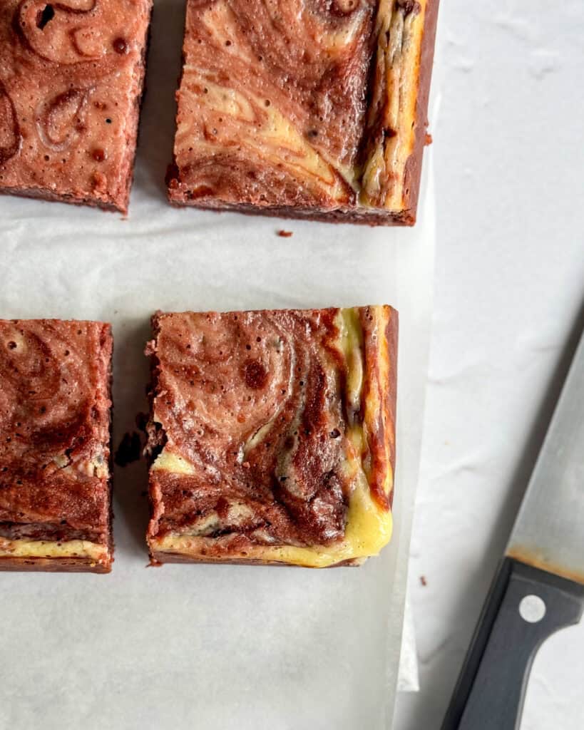 low calorie red velvet cheesecake brownies