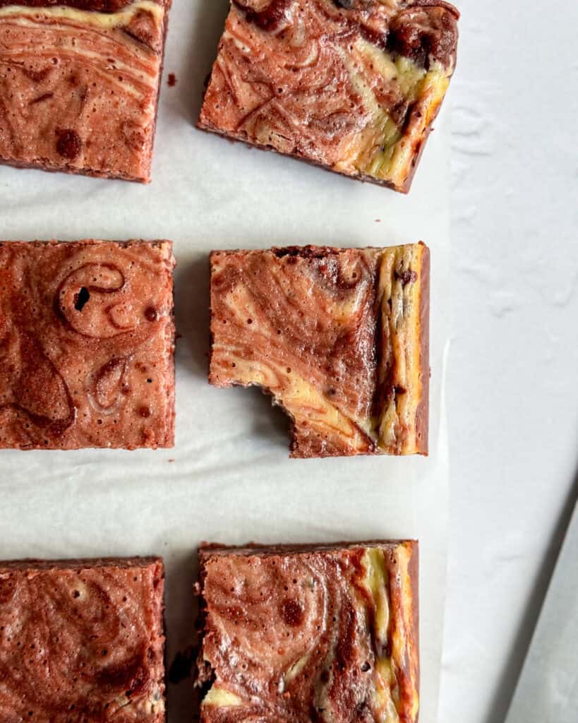 low calorie red velvet cheesecake brownies