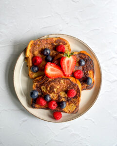 Quick and easy low calorie french toast recipe