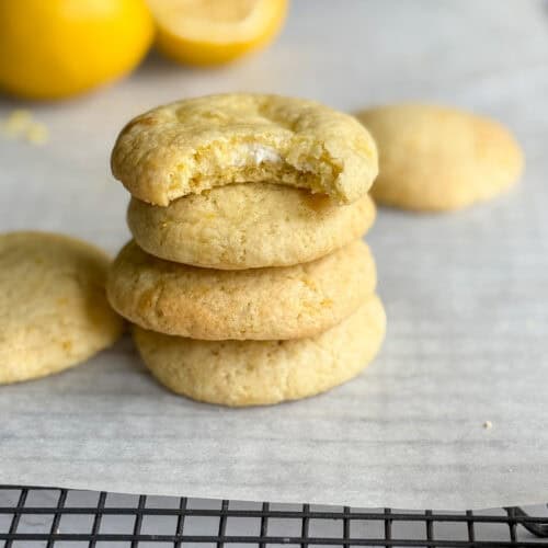 Low calorie lemon cheesecake cookies