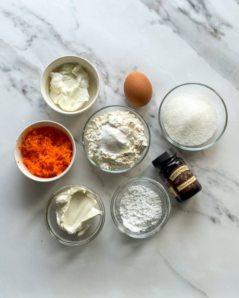 low calorie carrot cake cheesecake muffins