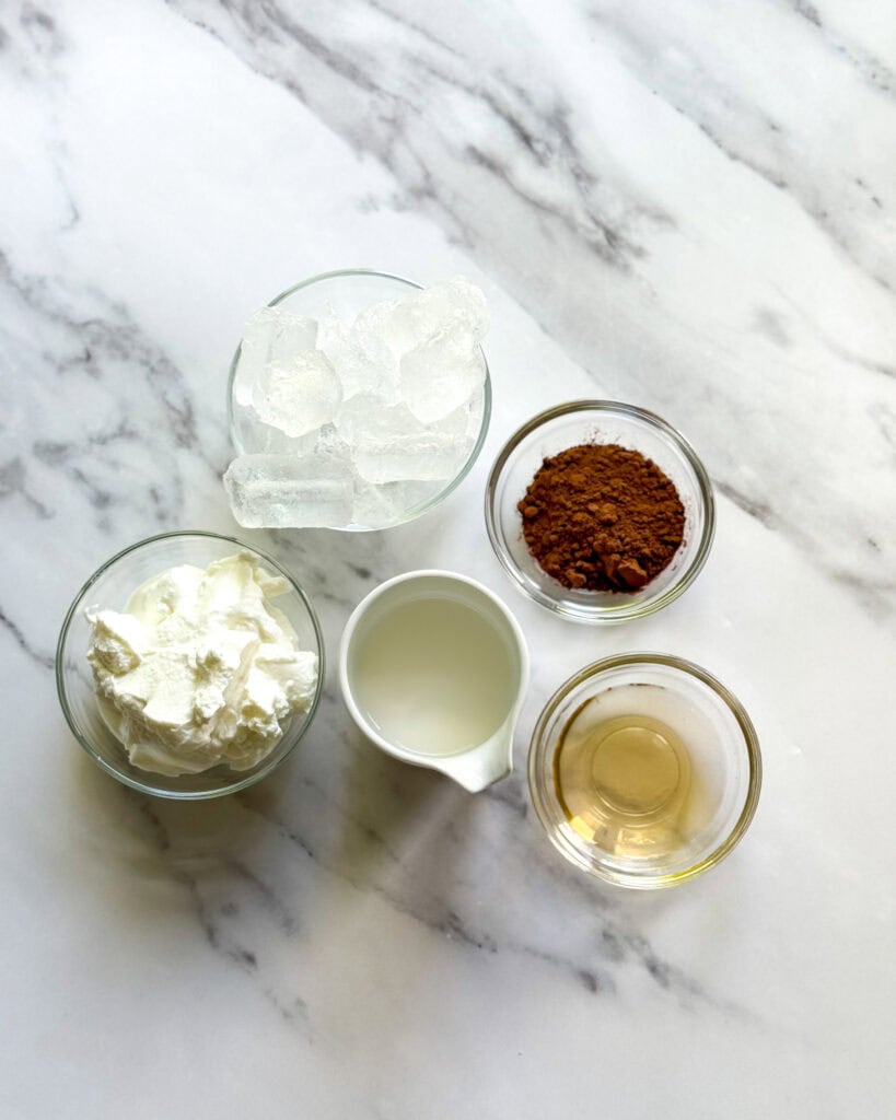 low calorie chocolate milkshake