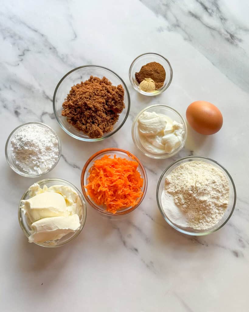 low calorie carrot cake cupcakes