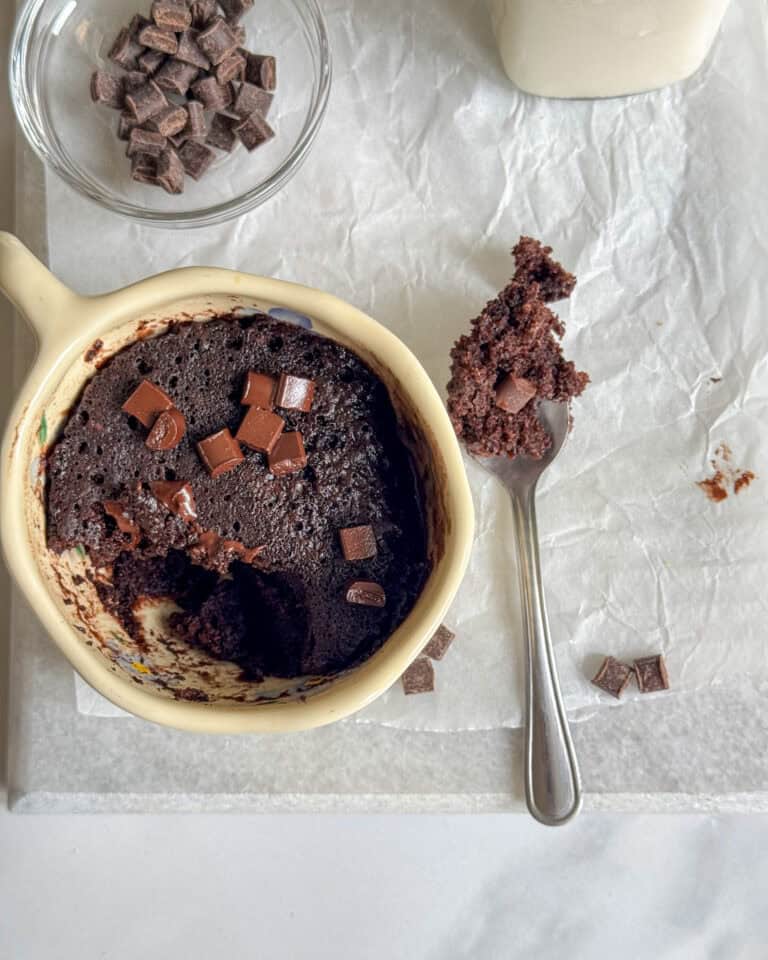 low calorie chocolate mug cake