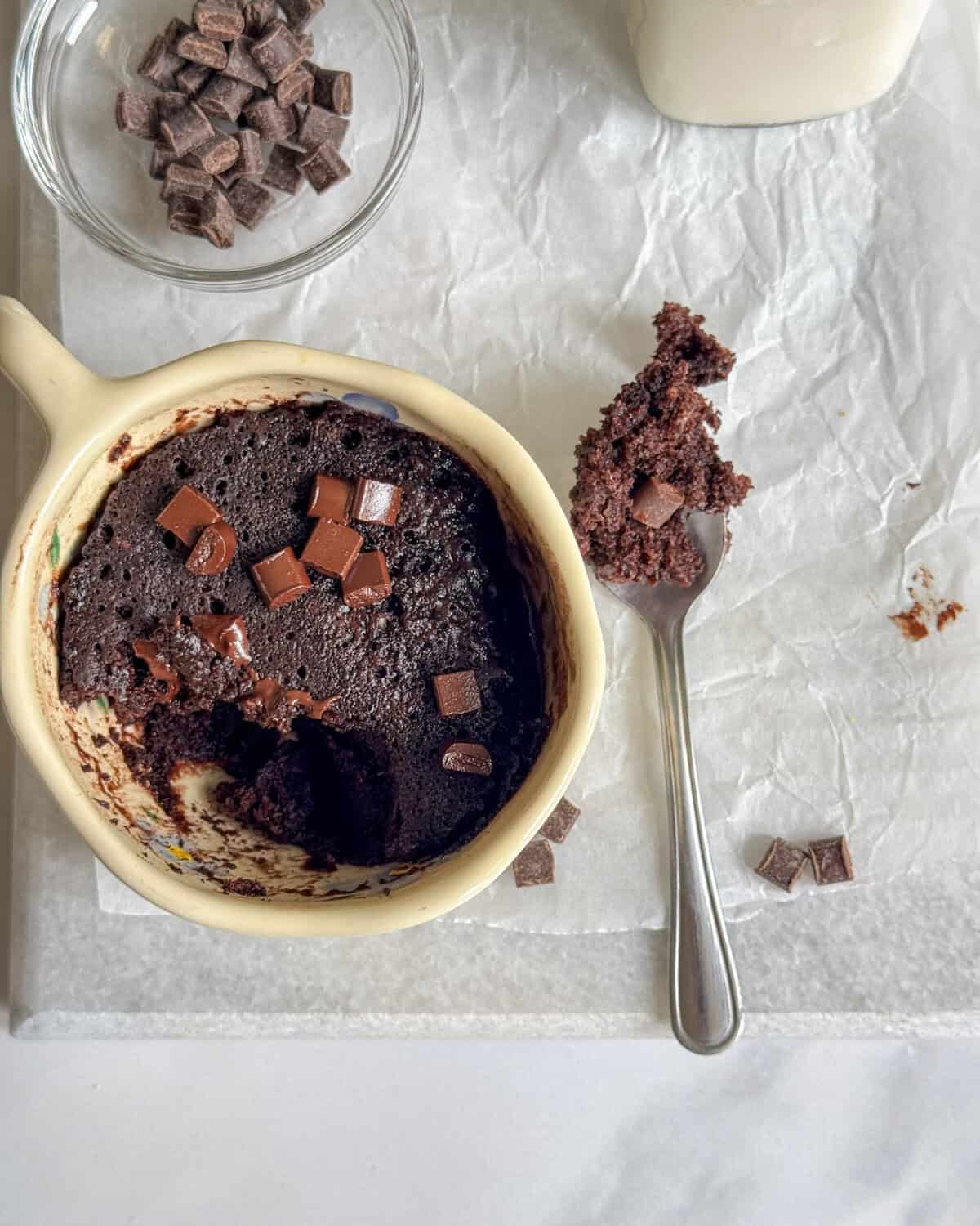 low calorie chocolate mug cake