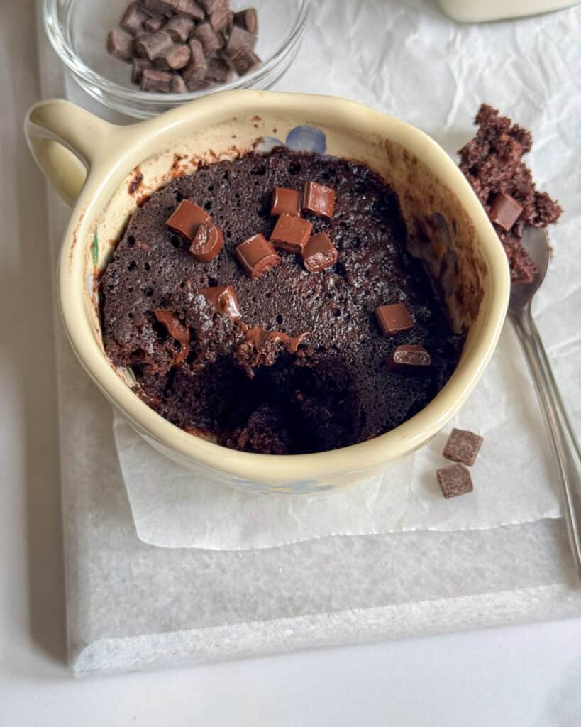 low calorie chocolate mug cake