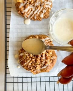 low calorie apple crumble cookies
